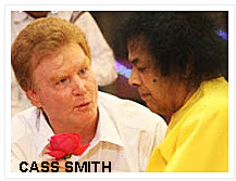 Cass Smith with Sai Baba